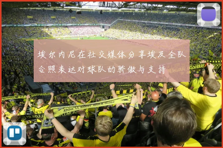 埃尔内尼在社交媒体分享埃及全队合照表达对球队的骄傲与支持
